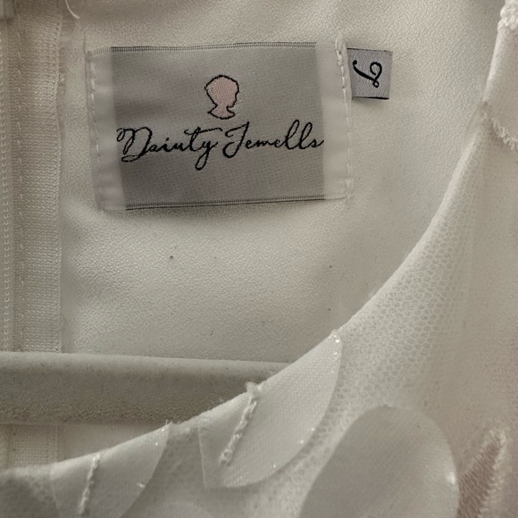 -SOLD- Dainty Jewells Dress white - Picture 5 of 7
